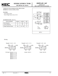 Datasheet Z02W13V manufacturer KEC